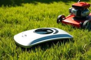 Robotic Mower Vs Petrol Mower