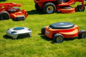 Robot Lawn Mower Vs Ride-On Mower