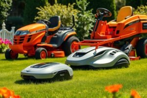 Robot Lawn Mowers vs Ride-On Mowers