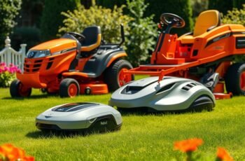 Robot Lawn Mowers vs Ride-On Mowers Robot Lawn Mowers vs Ride-On Mowers