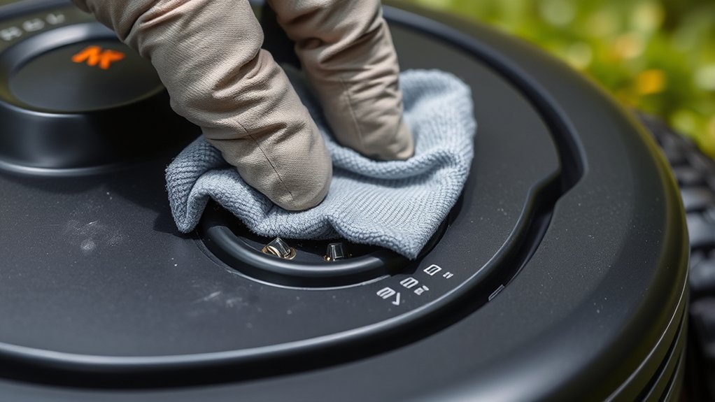 clean contacts ensure reliable charging
