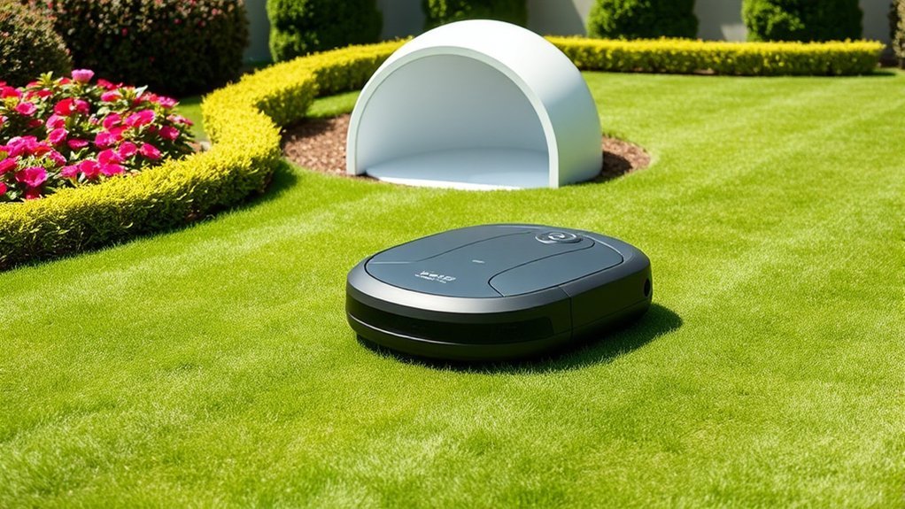 efficient accurate mowing navigation