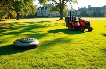 Robotic Mower Vs Ride-On for Estate Lawns Robotic Mower Vs Ride-On for Estate Lawns