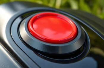 Robot Lawn Mower Emergency Stop Button