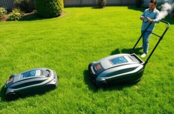Robot Lawn Mower Time Savings Comparison Robot Lawn Mower Time Savings Comparison