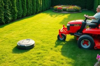 Robot Mower Vs Ride-On Mower for Large Gardens Robot Mower Vs Ride-On Mower for Large Gardens