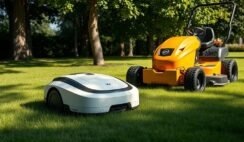Robot Mower Vs Self-Propelled Mower Robot Mower Vs Self-Propelled Mower