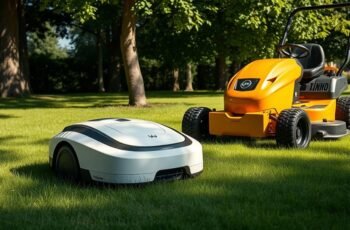 Robot Mower Vs Self-Propelled Mower Robot Mower Vs Self-Propelled Mower