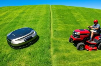 Robotic Mower Vs Ride-On for Slopes Robotic Mower Vs Ride-On for Slopes