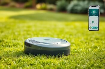Robot Lawn Mower With Smart Features Robot Lawn Mower With Smart Features