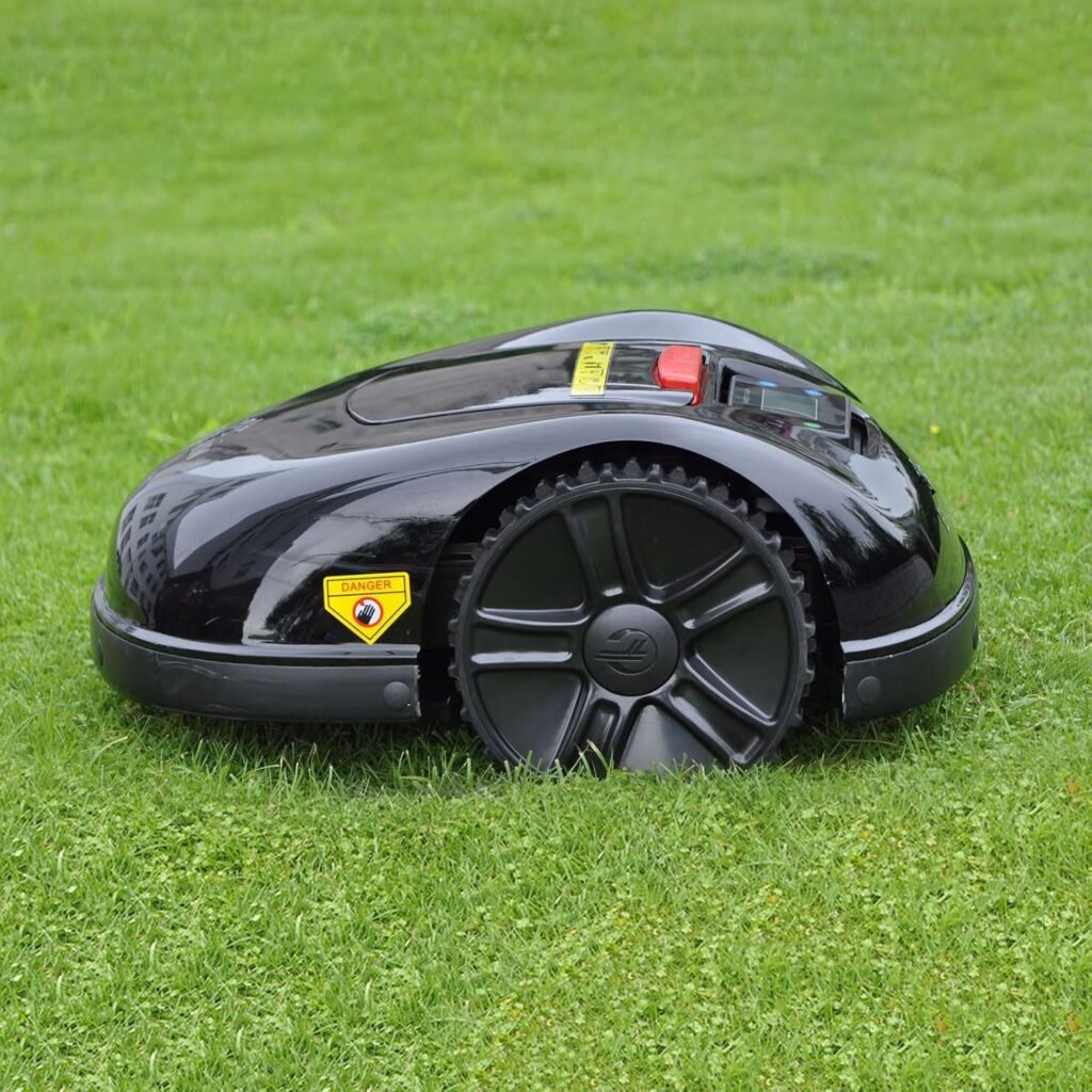 PEIXEN Garden Smart Lawn Mower, Robot Lawn Mower, Automatic Lawn Mowing Robot, Lcd Display, App Remote Control, For Gardening, Includes Installation Kit PEIXEN Garden Smart Lawn Mower, Robot Lawn Mower, Automatic Lawn Mowing Robot, Lcd Display, App Remote Control, For Gardening, Includes Installation Kit