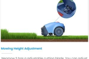 Perimeter Wire Free Robotic Lawn Mower, APP Control with Virtual Boundaries Review