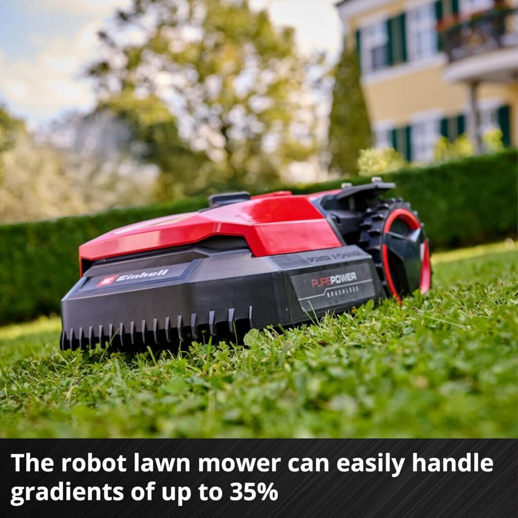 Einhell Robot Lawnmower 18V, Long-Life Battery, App Control Einhell Robot Lawnmower 18V, Long-Life Battery, App Control
