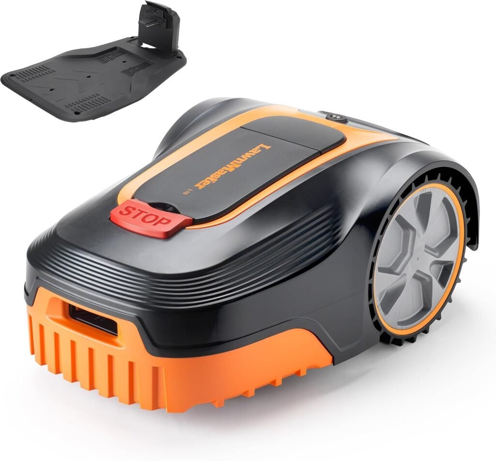 LawnMaster L10 Robot Lawnmower with Charging Station Boundary Wire, 400m2